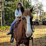 Girl on Horseback
